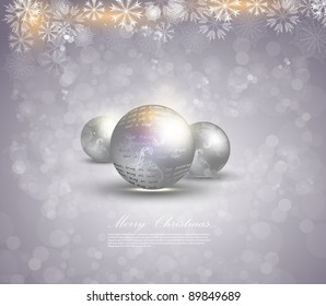 Elegant Christmas Background. Eps10.