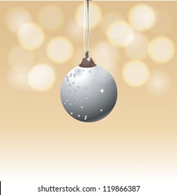 Elegant christmas background, Christmas globe