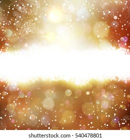 Elegant christmas background with place for new year text invitation. EPS 10 vector file includeda