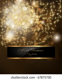 elegant christmas background with place for new year text invitation