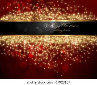 elegant christmas background with place for new year text invitation