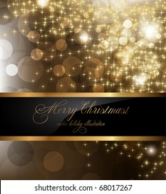 elegant christmas background with place for new year text invitation