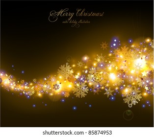 elegant christmas background with place for new year text invitation