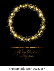 elegant christmas background with place for new year text invitation