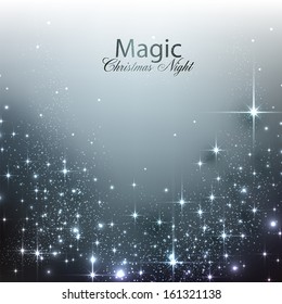 Elegant Christmas background with place for text. Vector Illustration