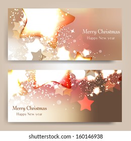 Elegant Christmas background with snowflakes
