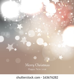 Elegant Christmas background with snowflakes