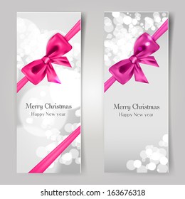 Elegant Christmas background with snowflakes