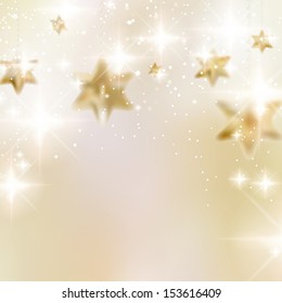 Elegant Christmas background with snowflakes and copyspace. EPS10