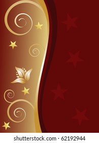 elegant christmas background - vector