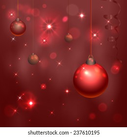 Elegant Christmas Background. Vector Illustration