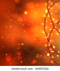 Elegant Christmas Background. Vector Illustration