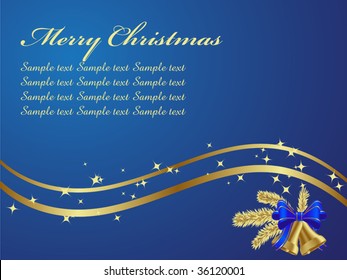 Elegant Christmas Background. Vector illustration.