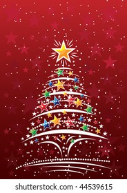 Elegant Christmas background. Vector illustration