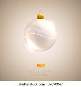 elegant christmas ball
