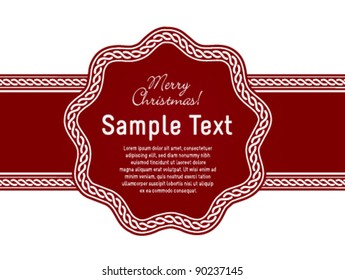Elegant Christmas Card Template