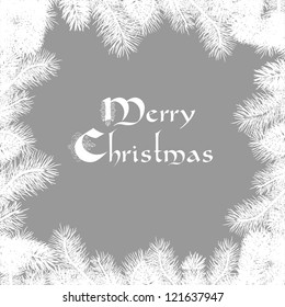 Elegant Christmas card. Vector Illustration