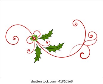 Elegant Christmas Flourish  (pieces For Changes)