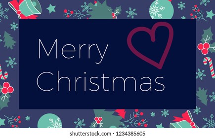 Elegant Christmas frame. Suitable for digital printing, scrapbooking, photo design, photo albums, etc.