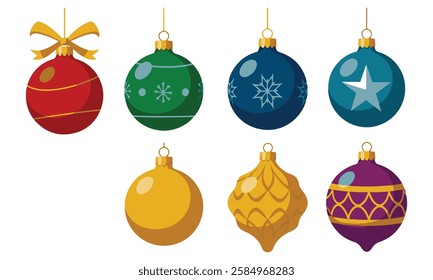 Elegant Christmas Hanging Decorations Winter Holiday Festive Ornaments
