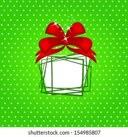 elegant Christmas and New Year invitation with place for text