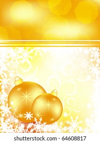 elegant Christmas vector background with copy space. Eps10