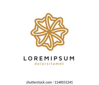Elegant Circle Logo Template Design Vector, Emblem, Concept Design, Creative Symbol, Icon