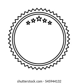 elegant circular frame icon vector illustration design