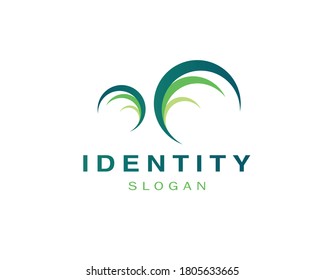 Elegant circular logo design of earth or agricultural business