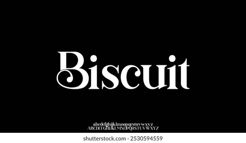 Elegante alfabeto clássico letras fonte e número. Vintage Lettering minimal Fashion Designs. Fontes tipográficas normais maiúsculas e minúsculas. ilustração vetorial