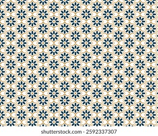 Elegant Classic Blue Islamic Pattern