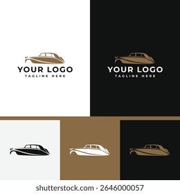 Elegant Classic Car Logo Design Template