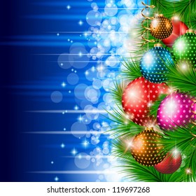 Elegant Classic Christmas flyer with a lot of desiign elements and glitter  baclground. Ideal for celebratiion or invitation flyers.