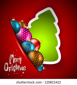 Elegant Classic Christmas flyer with a lot of desiign elements and delicate  background. Ideal for celebratiion or invitation flyers.