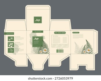 Elegante Plantilla de embalaje de Producto clásico