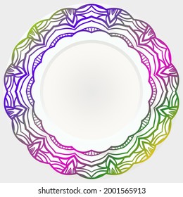 Elegant and classic vector elements great for decoration with mandala