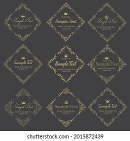 Elegant and classical frameset (antique design)