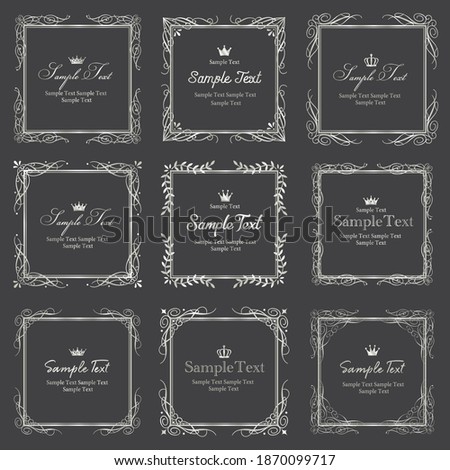 Elegant and classical frameset (antique design)
