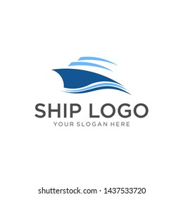 Elegant Classy Attractive Ship Logo Can Stock Vector (Royalty Free ...