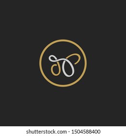 Elegant Classy  Letter DP  logo icon. Creative design for  business, beauty salon, weeding, fashion store and more brands.