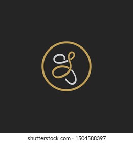 Elegant Classy  Letter S logo icon. Creative design for  business, beauty salon, weeding, fashion store and more brands.
