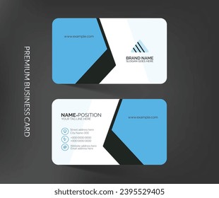 Elegant and clean business card template design