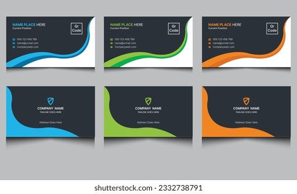 Elegant clean creative modern corporate style real estate building visiting business card design template. Simple company professional construction property minimal name business card template design.