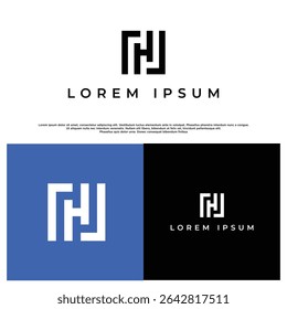 Elegant and clean H letter mark logo, designed for modern businesses looking for a timeless identity.