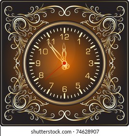 Elegant Clock in vintage style