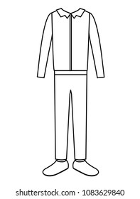 elegant clothes of old man
