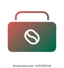 Elegant Coffee Icon with Gradient Design Style