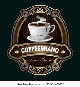 Elegant coffee logo