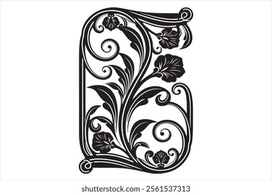 Elegant Collection of 18 Laser Cut Silhouette Floral Frames Bundle for Crafts, Art, and Decoration Projects