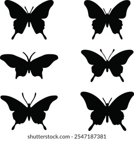 Elegant Collection of Butterfly Silhouette